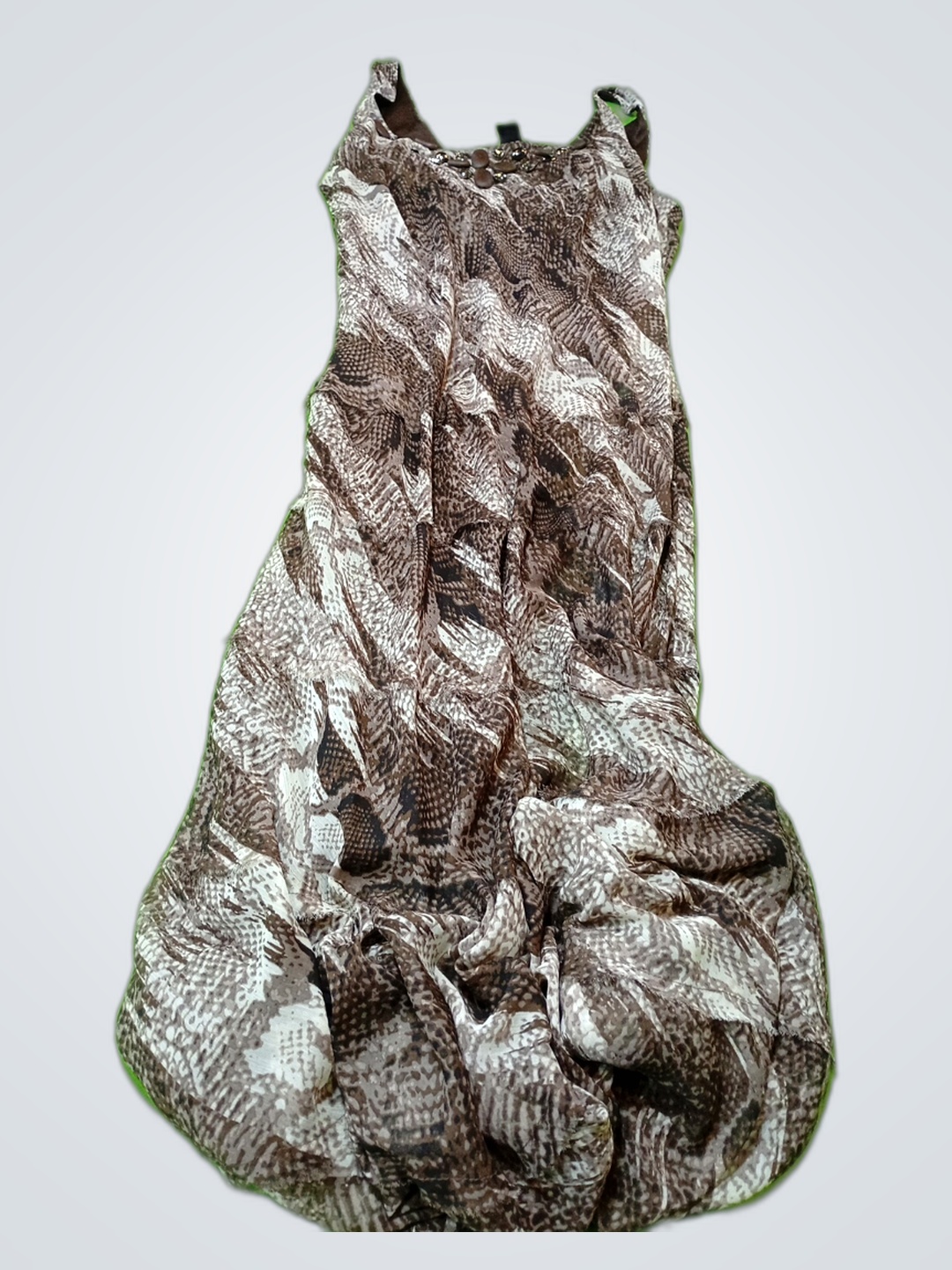 Laura Snake Print Maxi Dress