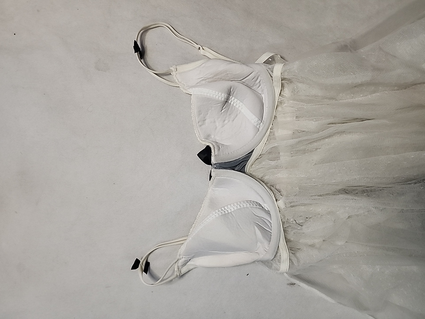 Unbranded White Lace Babydoll Top