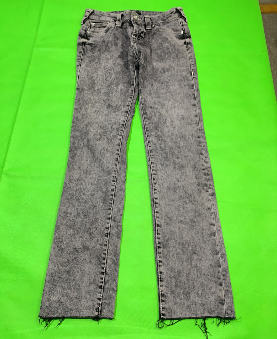 True Religion Billie Mid Rise Straight Jeans