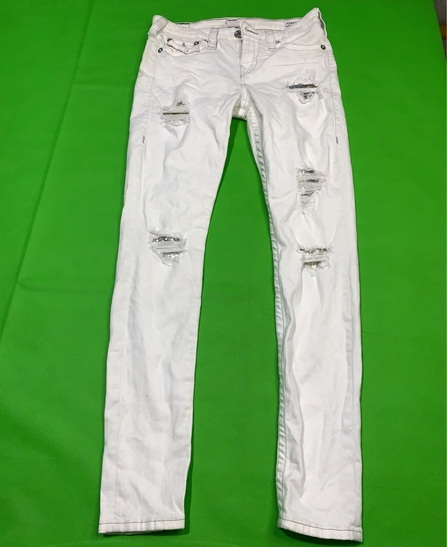 True Religion Distressed Skinny Jeans