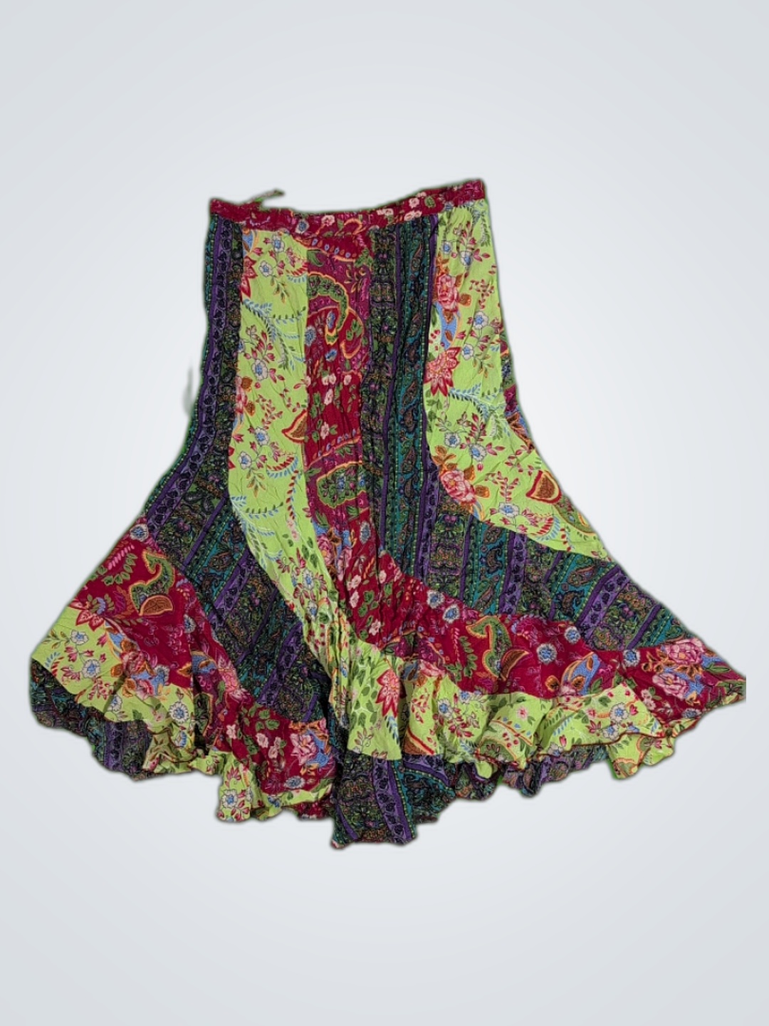 Petal Bella Floral Patchwork Skirt