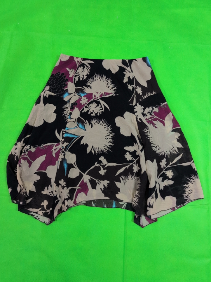 Floral Print Mini Skirt