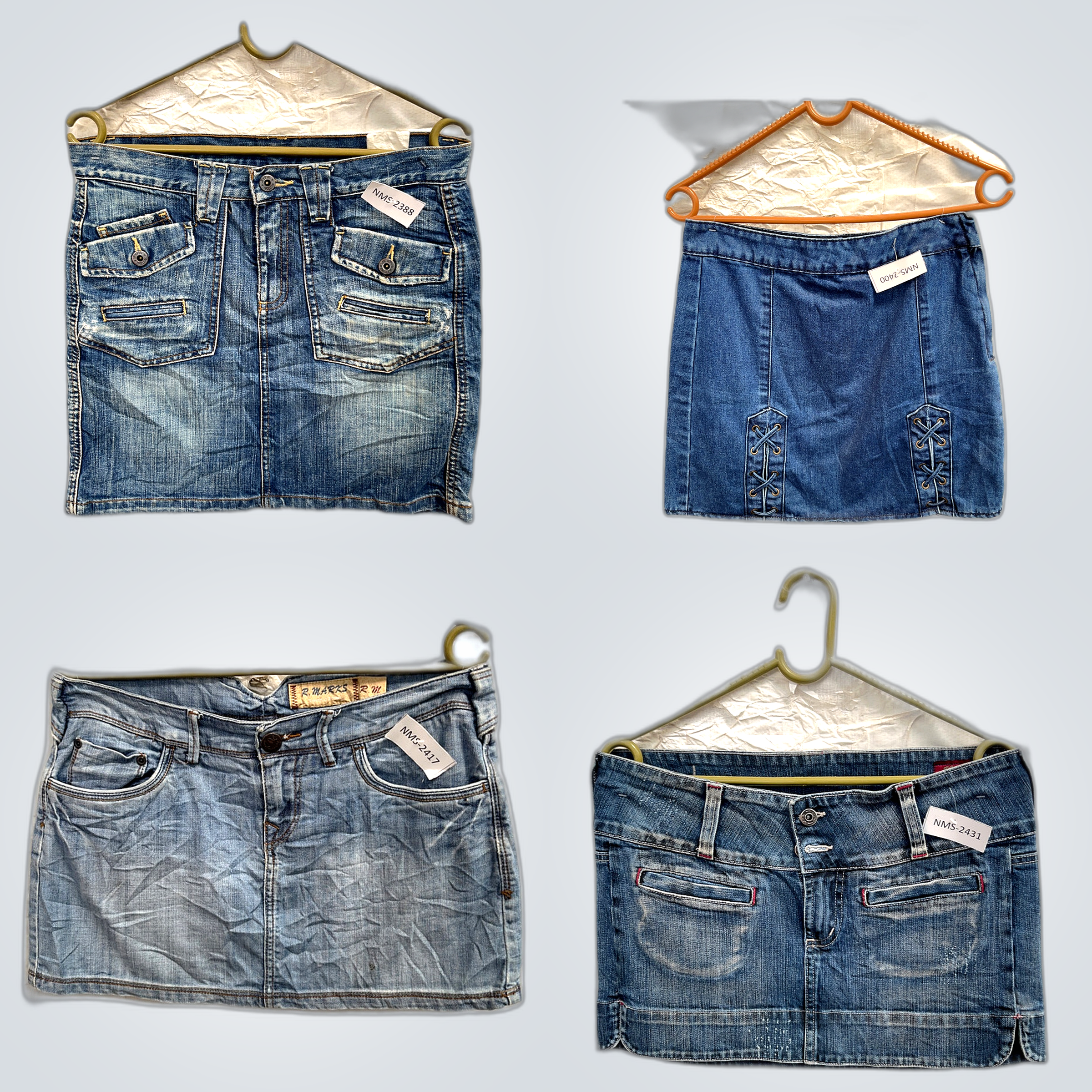 Denim Skirt Bundle - 7 Piece Unbranded & Branded M..