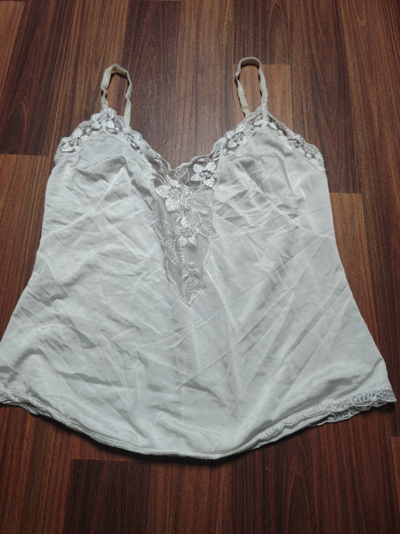 ホワイトレースキャミソールトップ