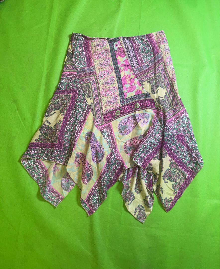 Paisley Print Mini Skirt