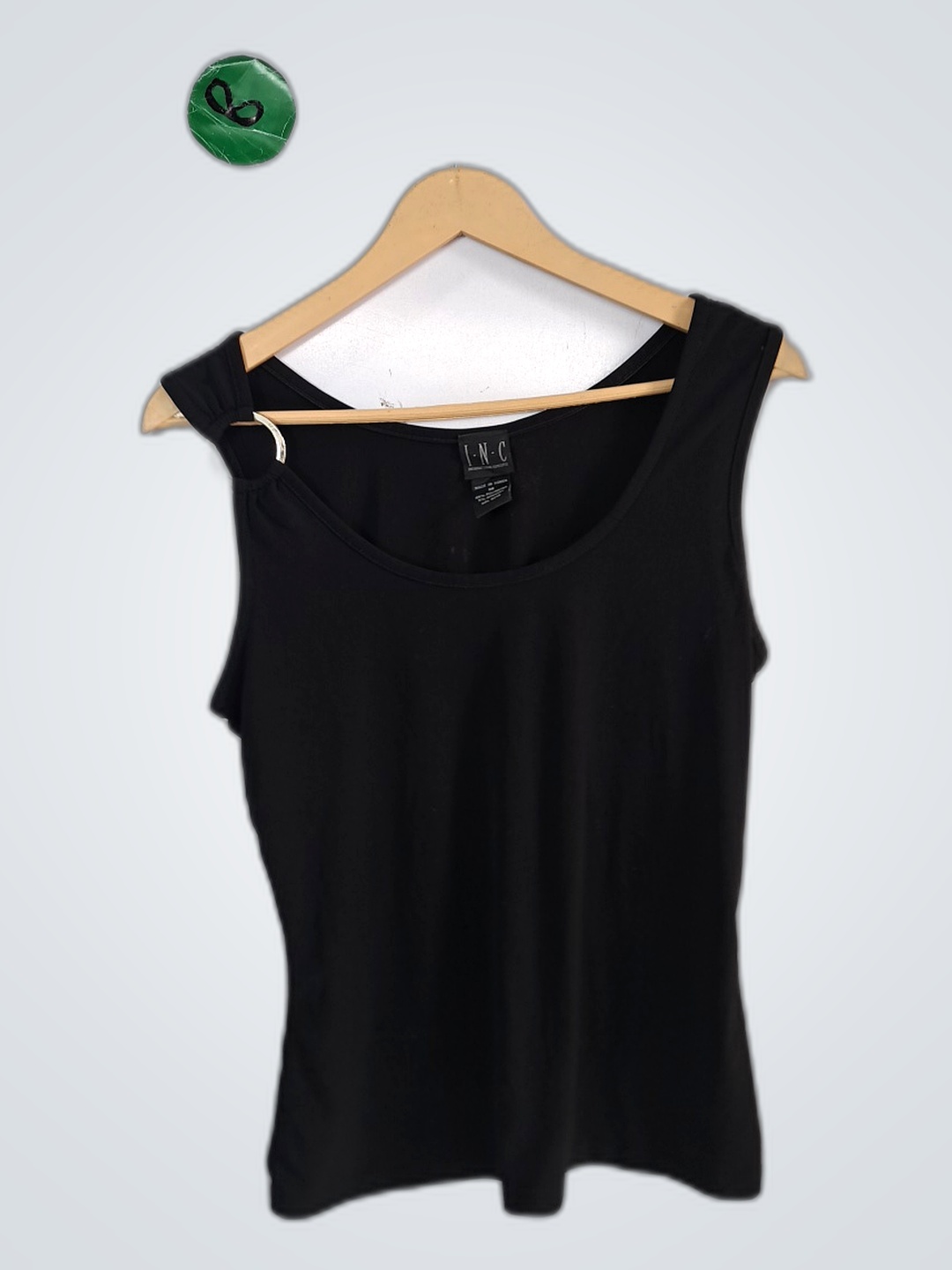 I.N.C Black Basic Tank Top