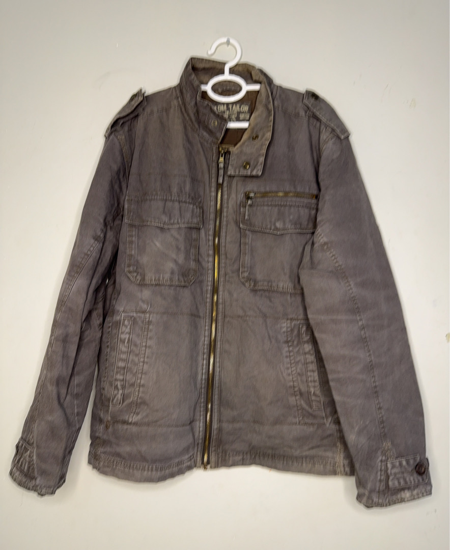 Tom Tailor Grey Military Jacket